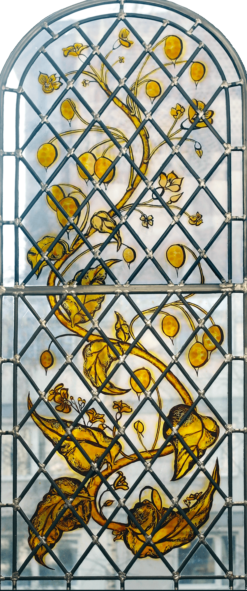 peintre verrier- Motif rinceau rinceaux