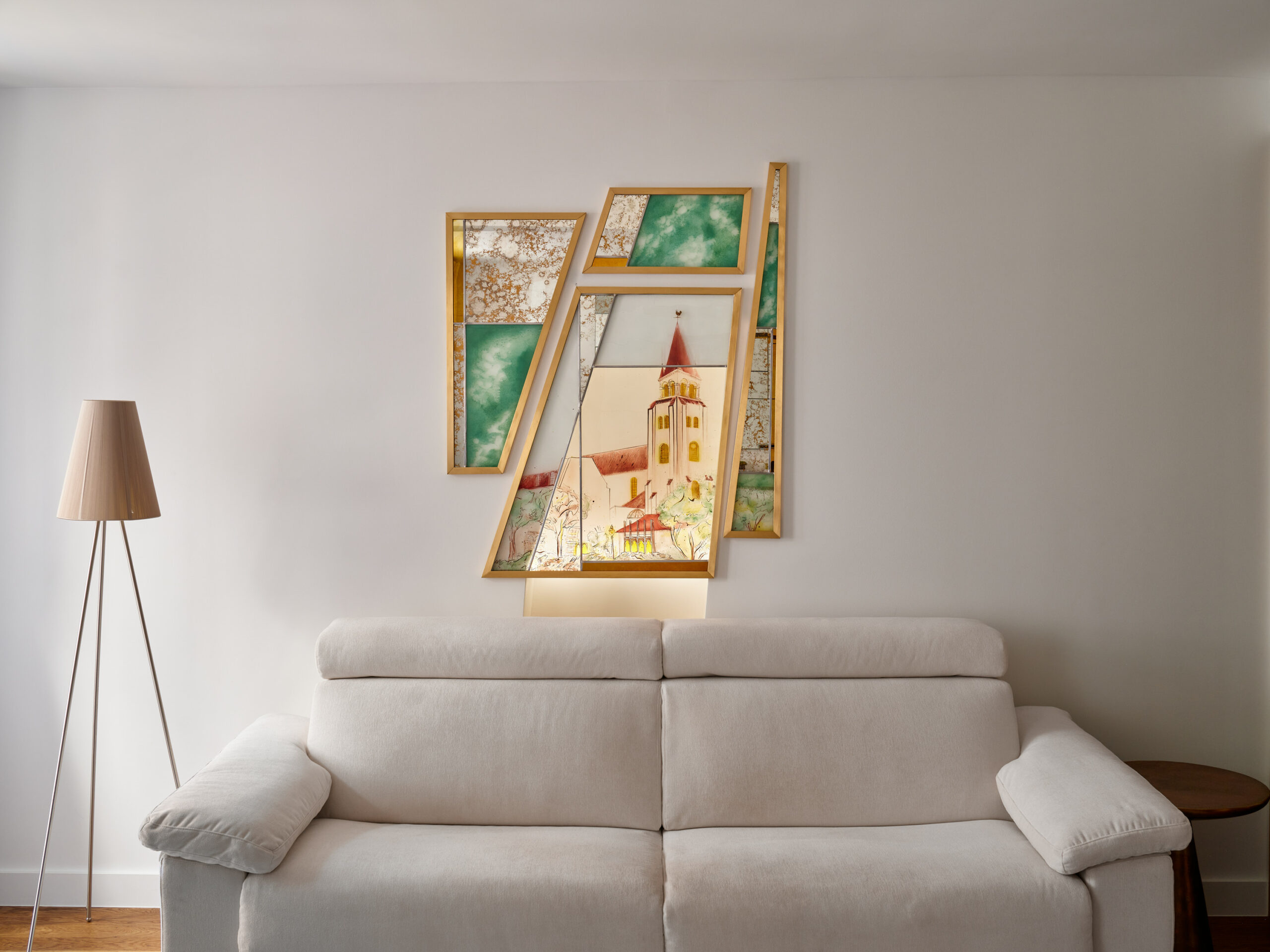 Vitrail mural sur mesure Paris
