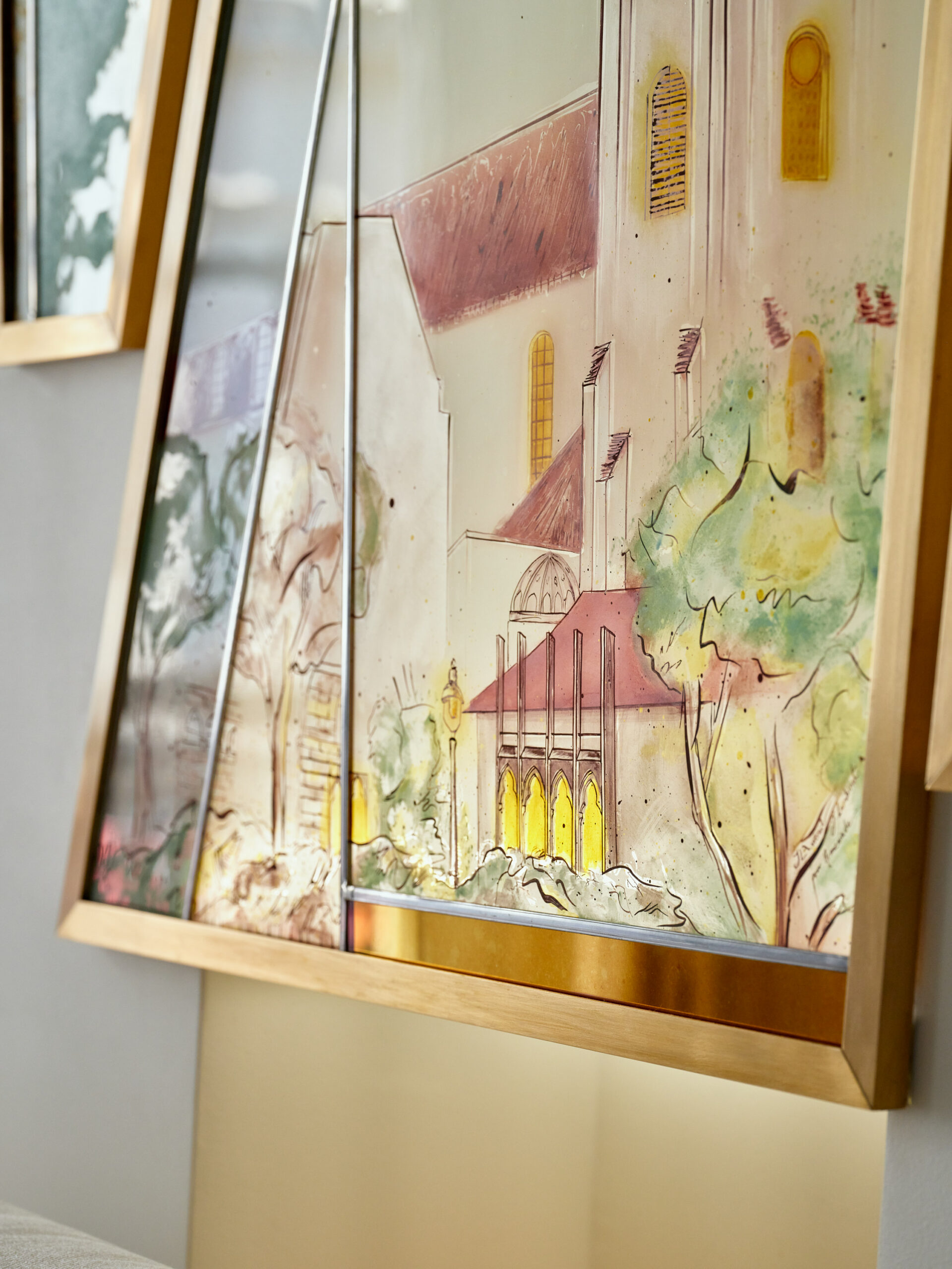 Vitrail mural sur mesure Paris