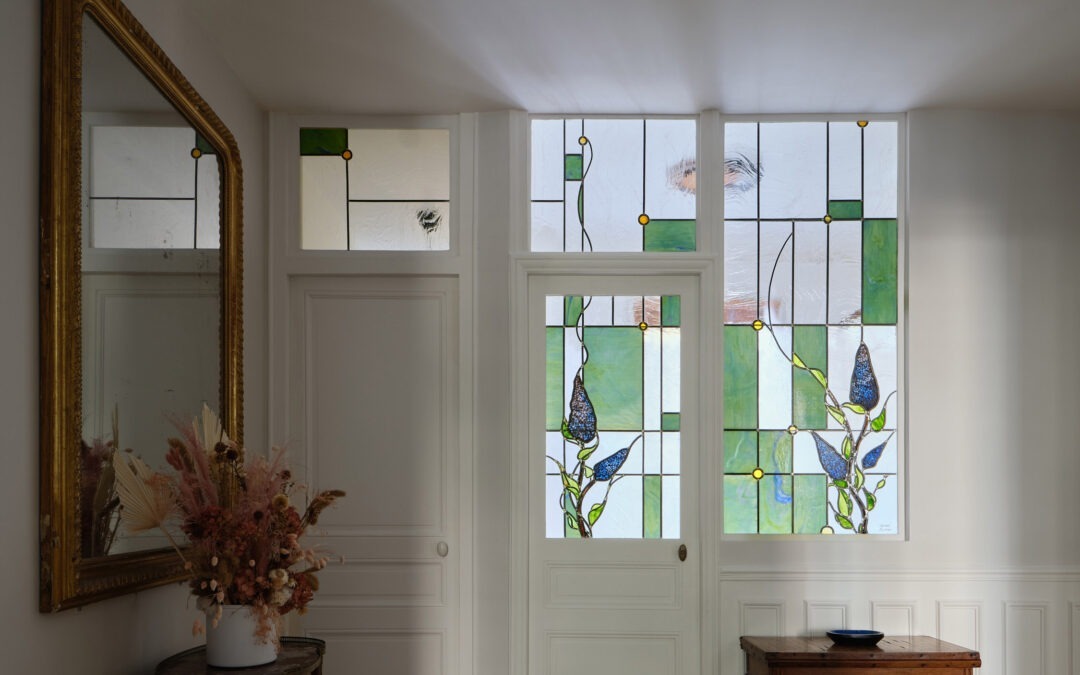 Cloisons intérieures vitrées, Salle de bain, Paris 15